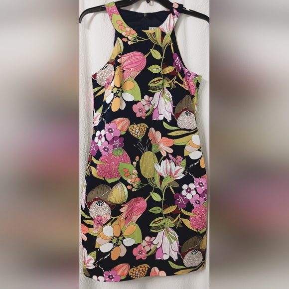 Trina Turk Dresses & Skirts - TNW Trina Turk Aptos Stretch Cotton Sateen Shift Dress Size 2